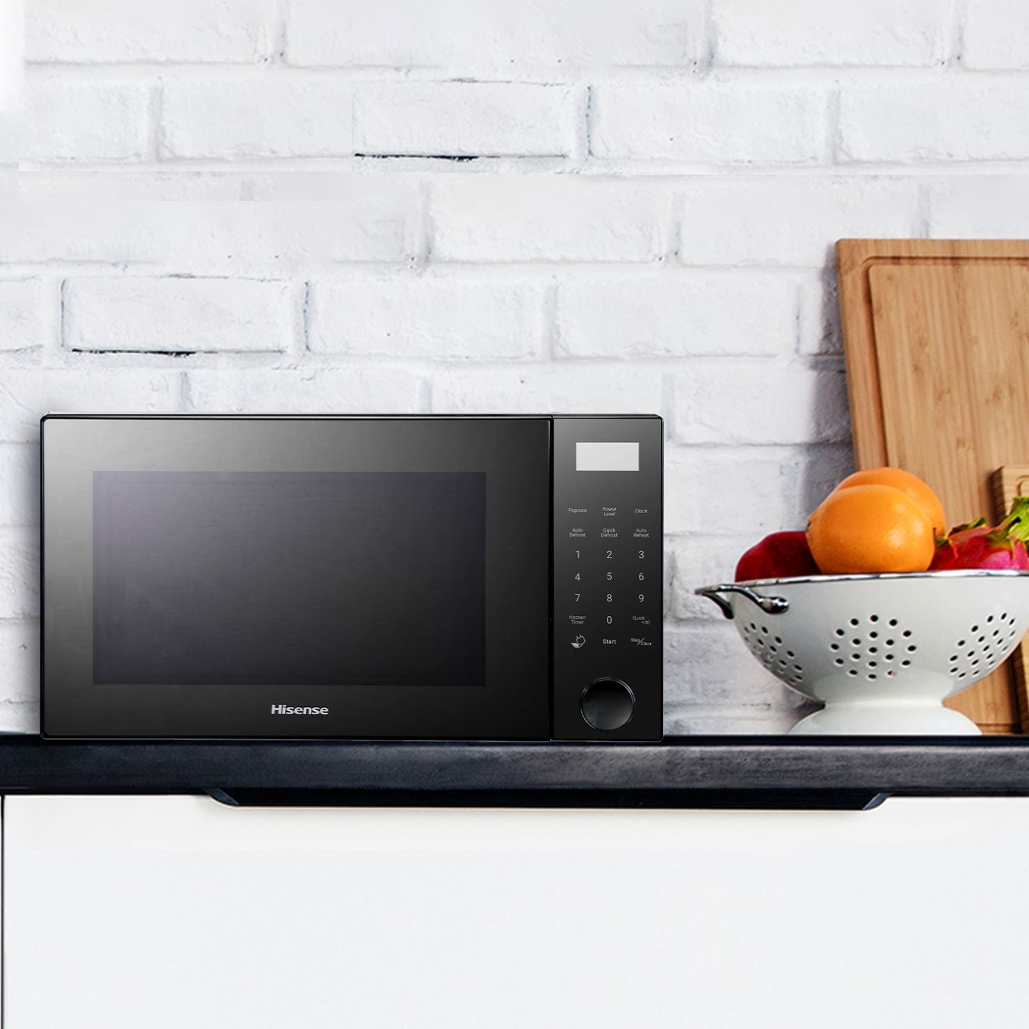 MICROWAVE-HISENSE- 43L- BLK/MIR- H43MOMMI - 24-224
