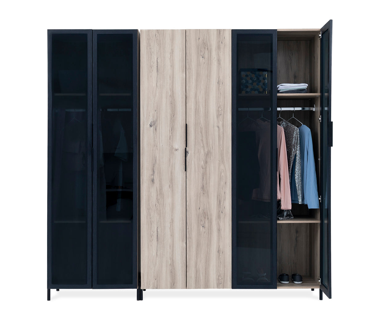 Brandy 6-Door Wardrobe - 1-290