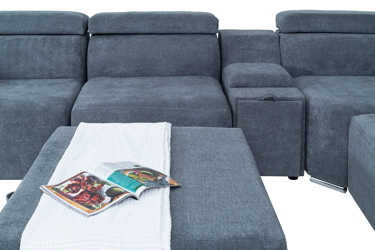 Nicole 7-Piece Corner Lounge Suite - 9-1125