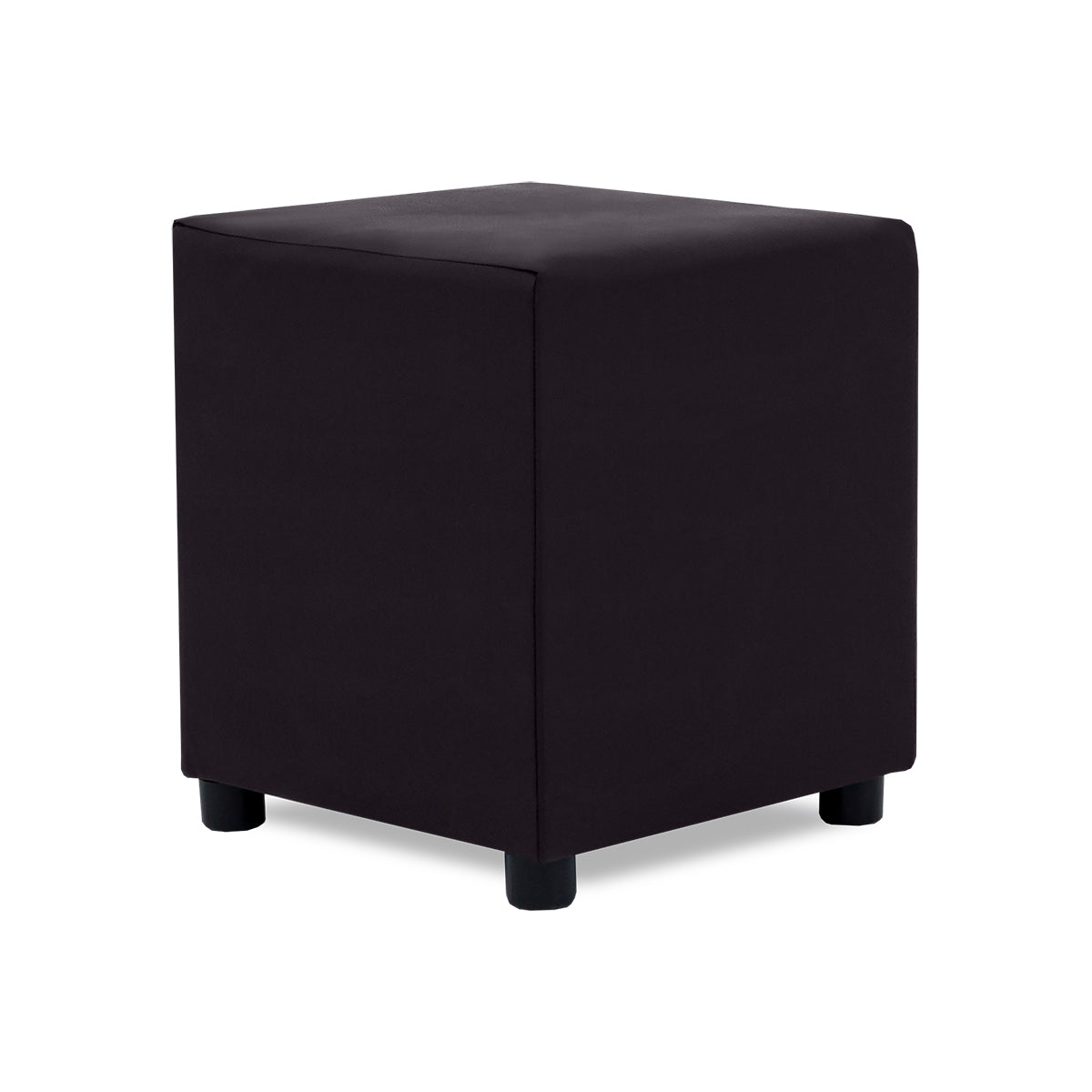 Small Leather-Touch Ottoman - 40-852