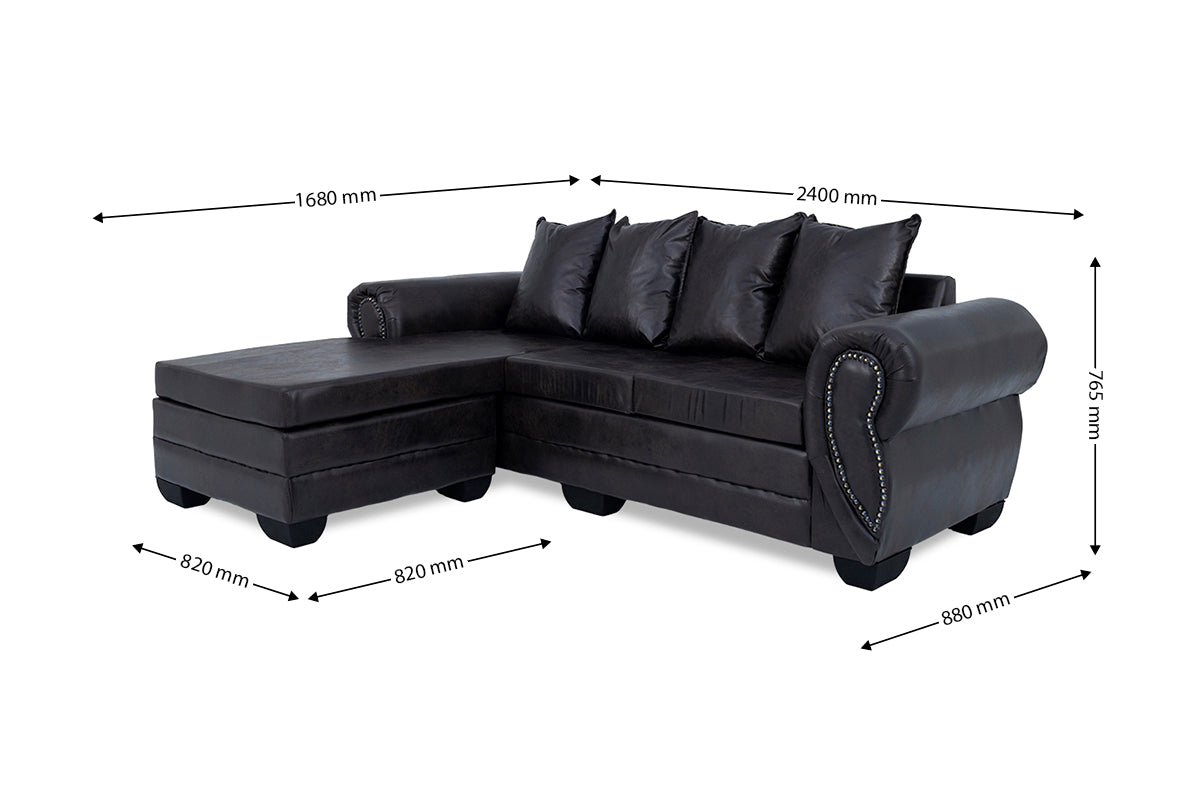 Lincoln Couch with Chaise - 9-1120