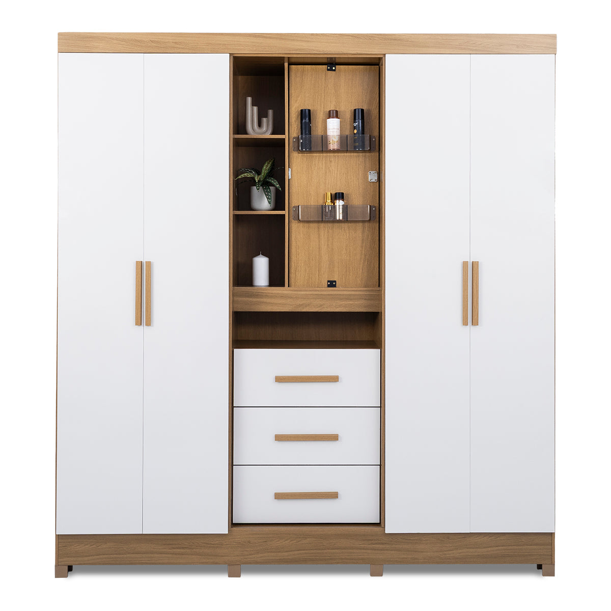 Eldorado 4 Door Wardrobe with Vanity - 1-244