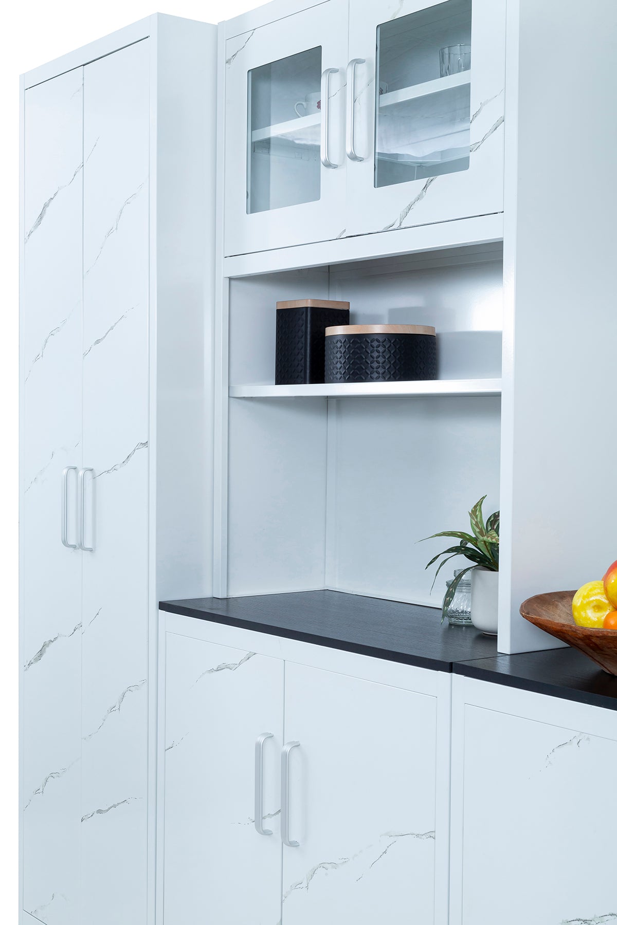 Marble Finish Steel Kitchen Unit - 10-207