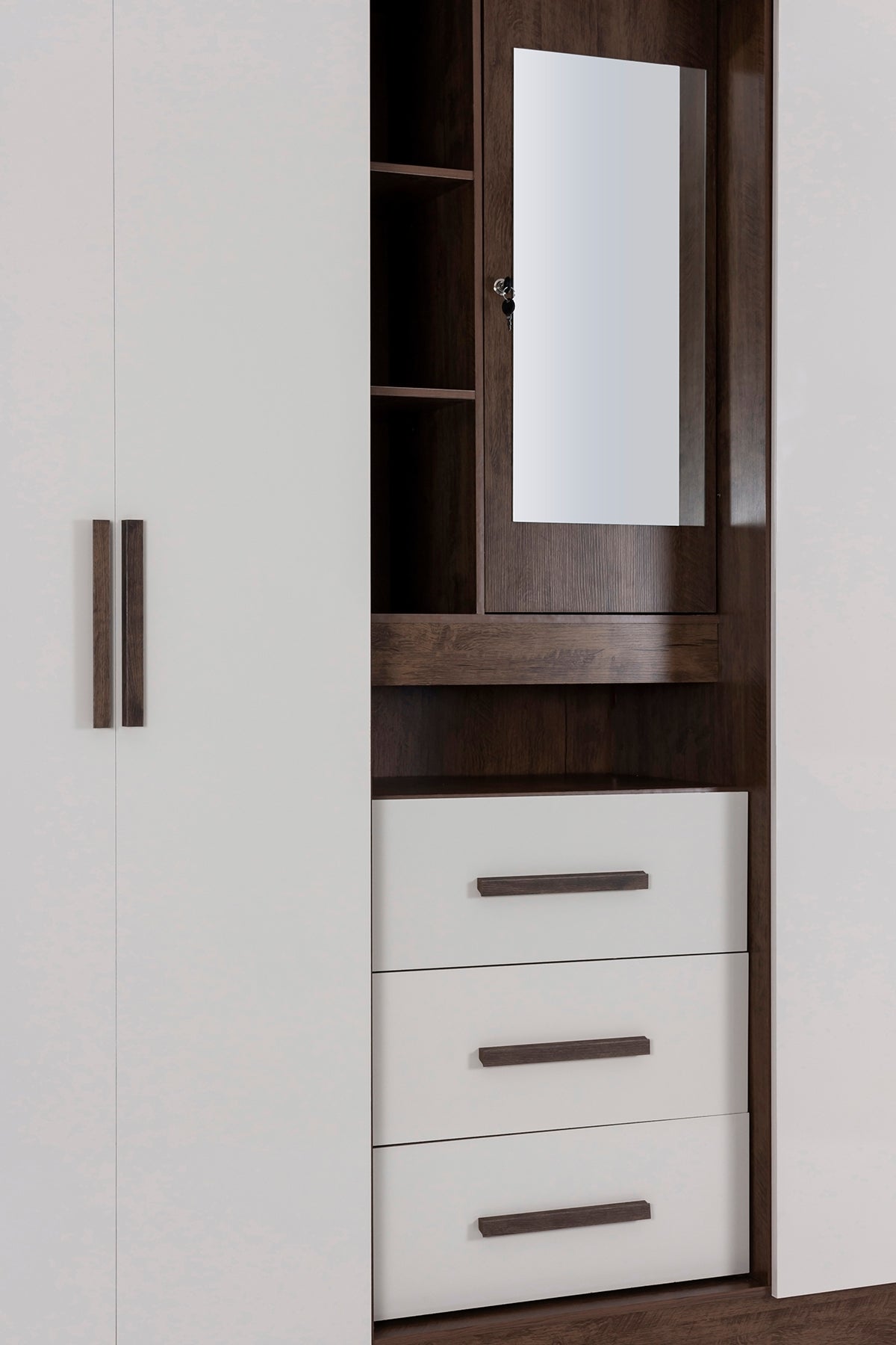Eldorado 4 Door Wardrobe with Vanity - 1-244