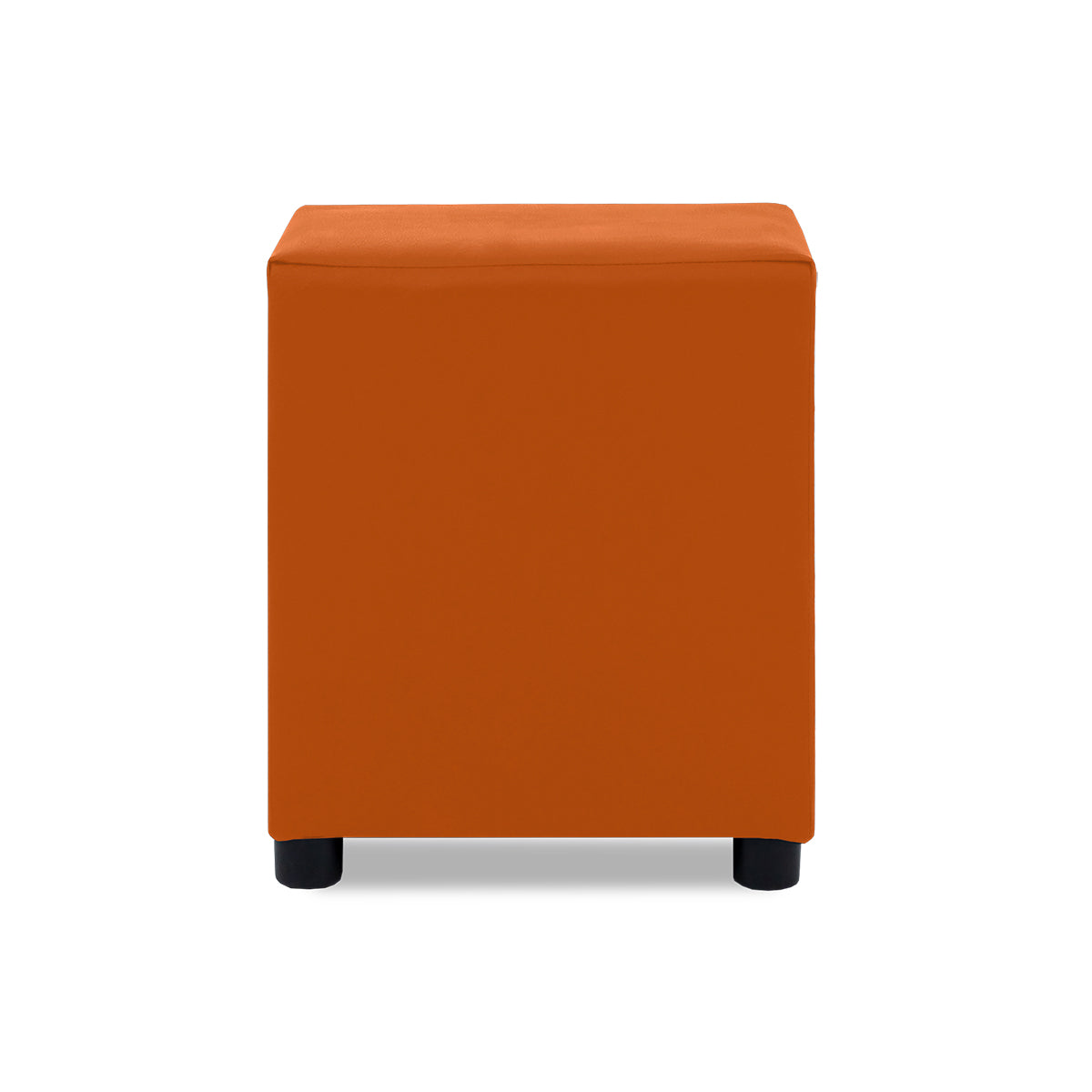 Small Leather-Touch Ottoman - 40-852