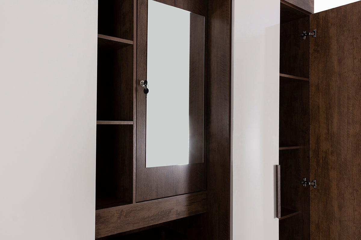 Eldorado 4 Door Wardrobe with Vanity - 1-244