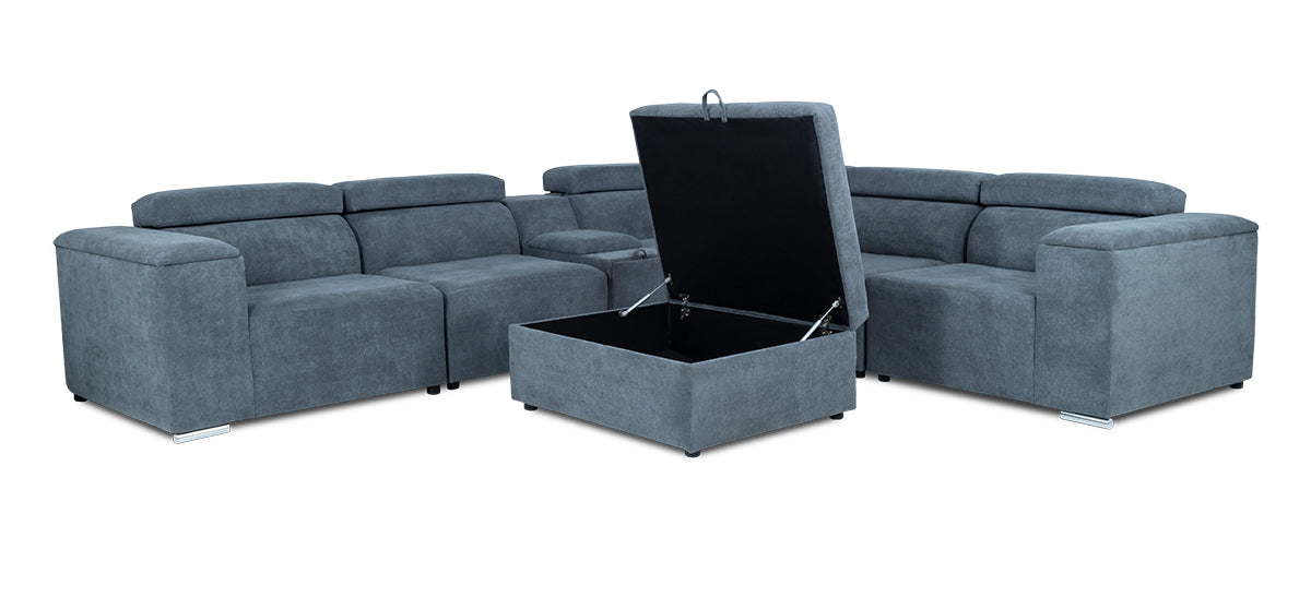 Nicole 7-Piece Corner Lounge Suite - 9-1125