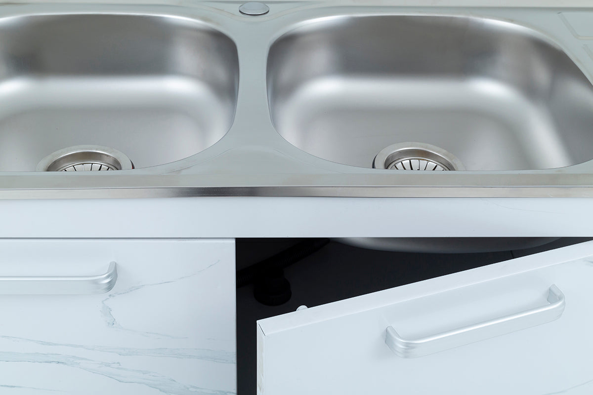 Basic Steel Kitchen Unit with Sink - 10-208