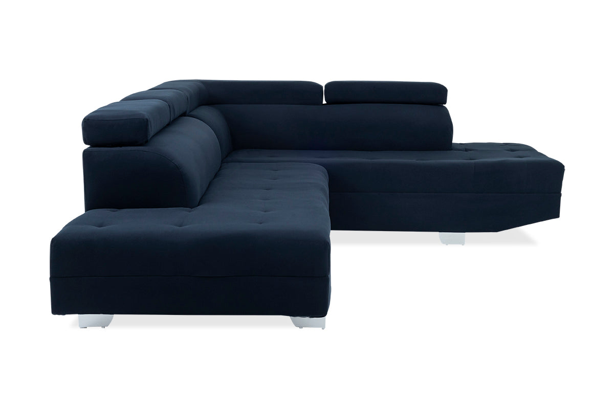 Skylar 3 Piece Corner Lounge Suite with Adjustable Head Rests - 9-1068