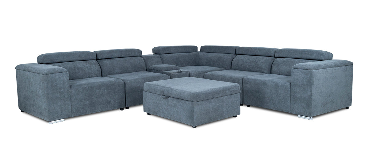 Nicole 7-Piece Corner Lounge Suite - 9-1125