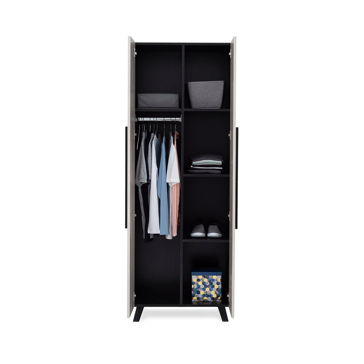Bursa 2 Door Wardrobe - 1-257