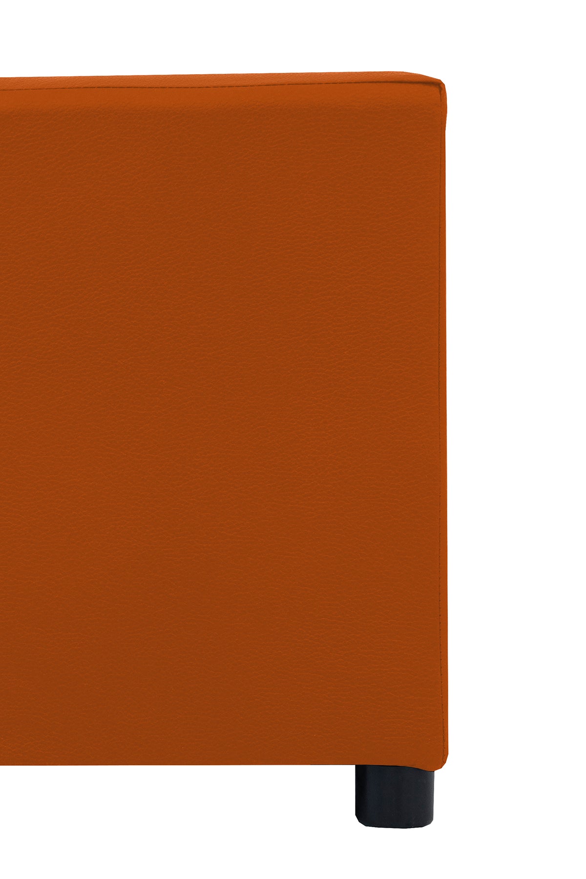 Small Leather-Touch Ottoman - 40-852