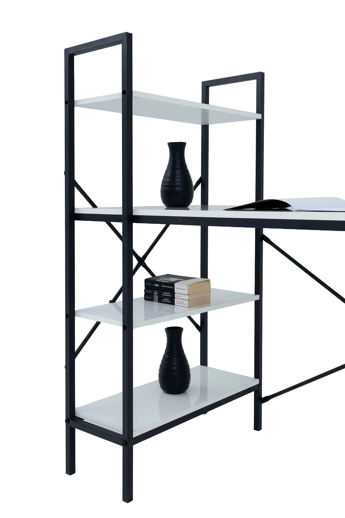 Nara Desk with Shelving - 40-1231