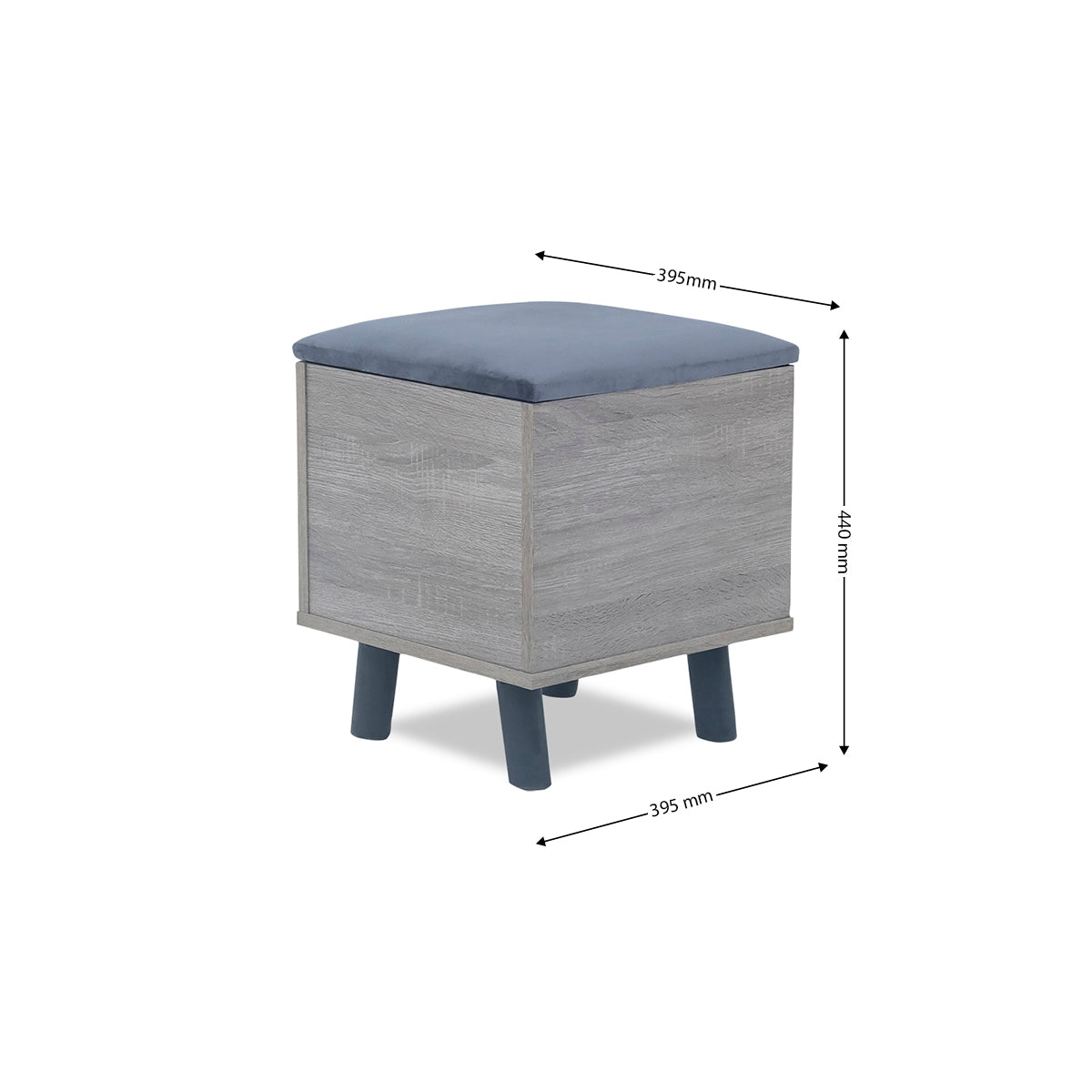 Bursa Square Ottoman with Storage - 40-1114