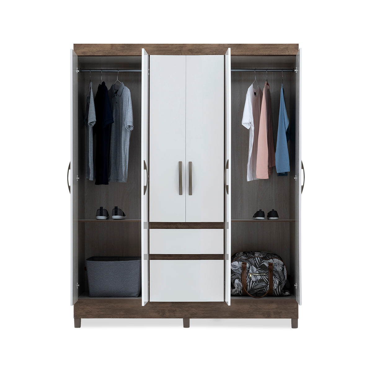 Cuba 6 Door Wardrobe - 1-218