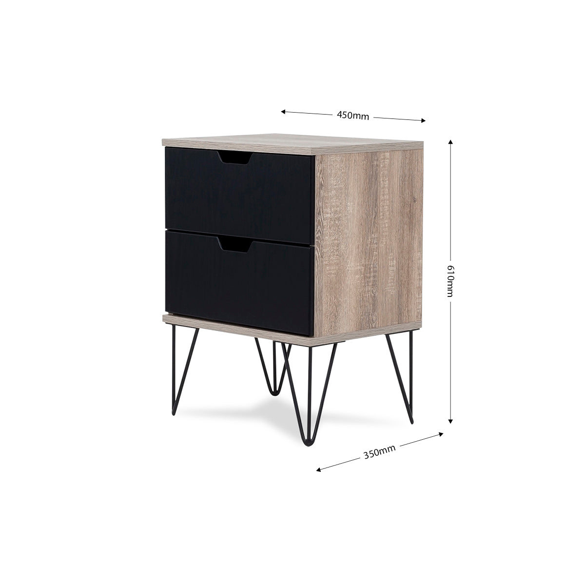 Morocco 2 Drawer Pedestal - 8-461