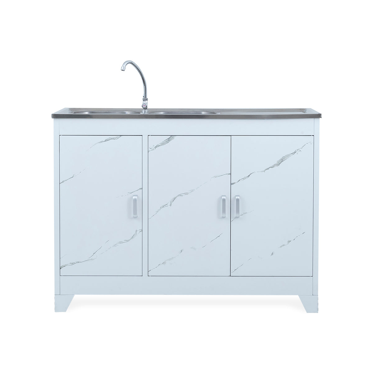 Basic Steel Kitchen Unit with Sink - 10-208