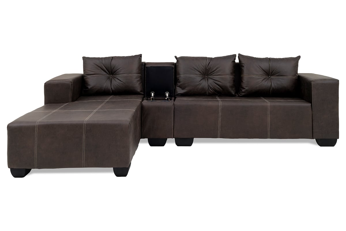 LOUNGE 3 DIV/CHAISE ROME + CONSOLE - 9-1141