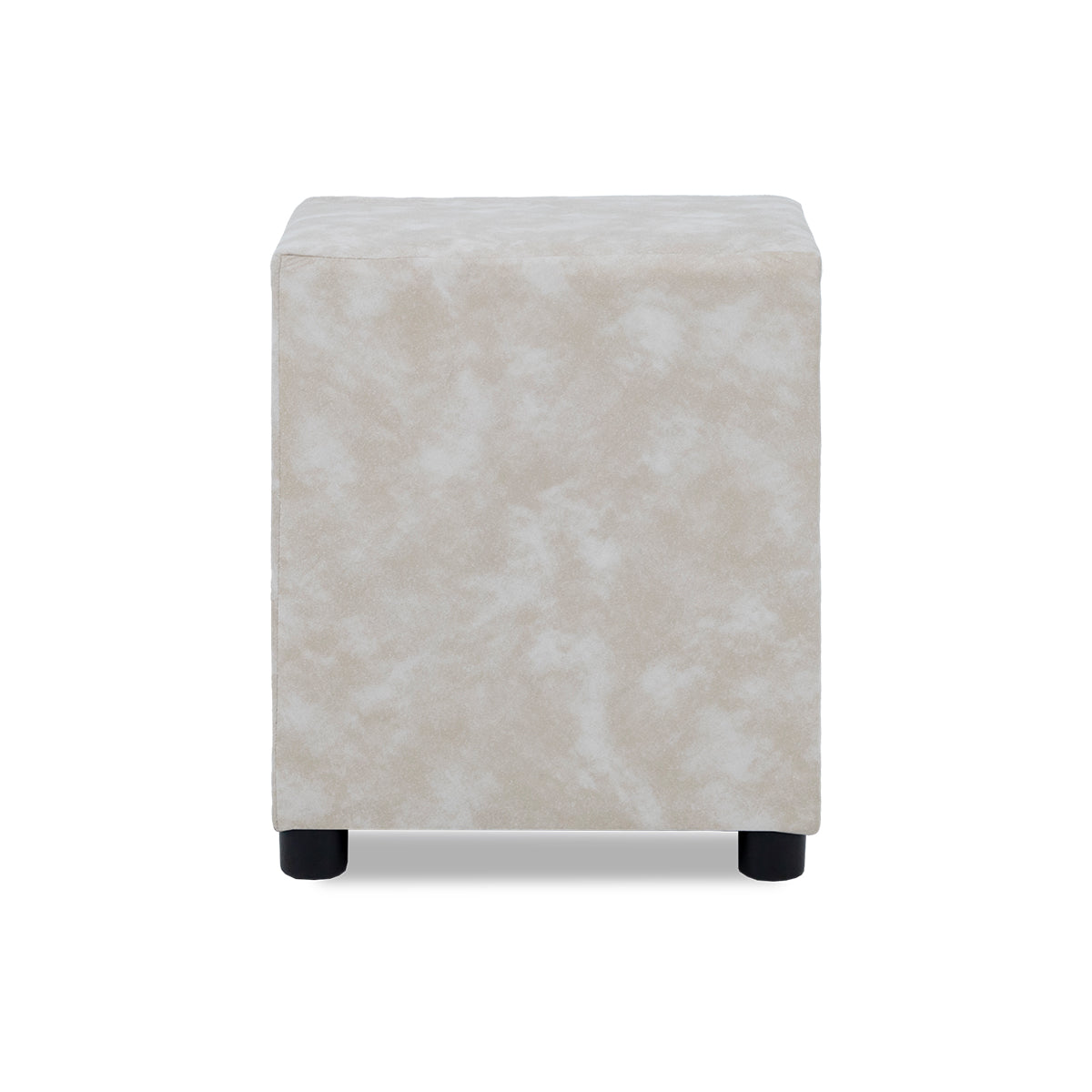 Small Leather-Touch Ottoman - 40-852