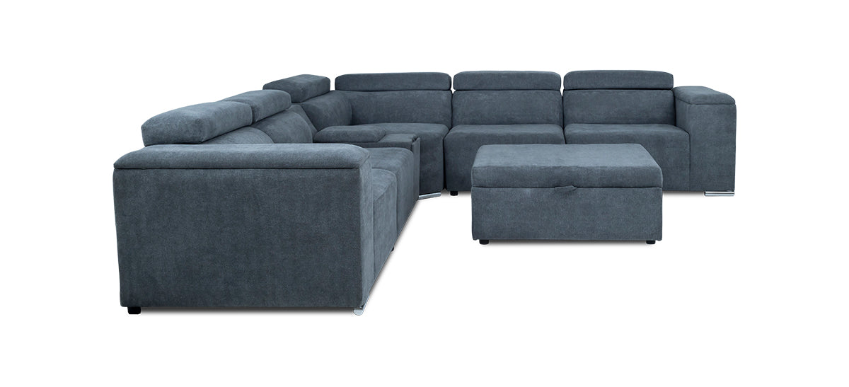 Nicole 7-Piece Corner Lounge Suite - 9-1125