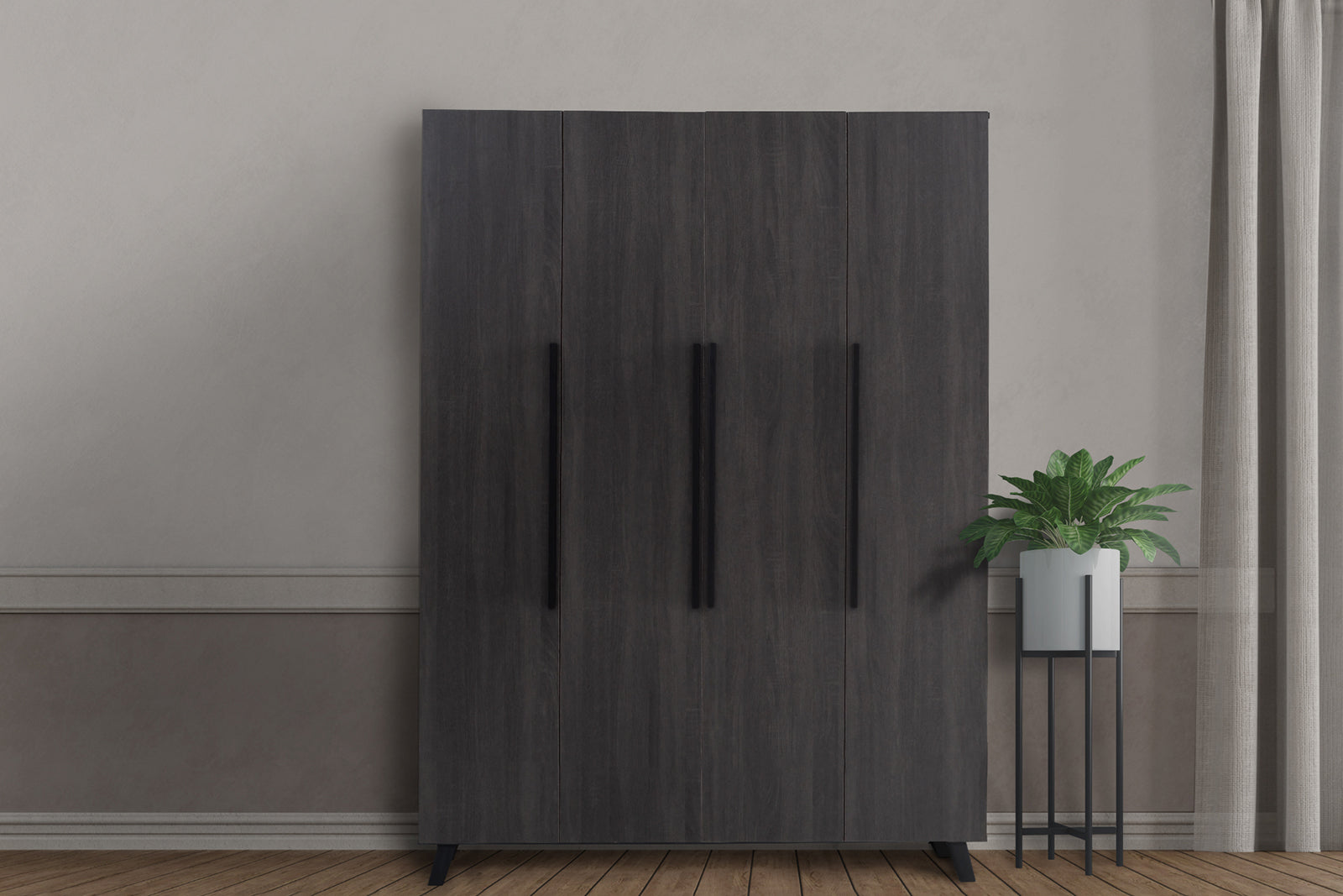 Bursa 4 Door Wardrobe - 1-259
