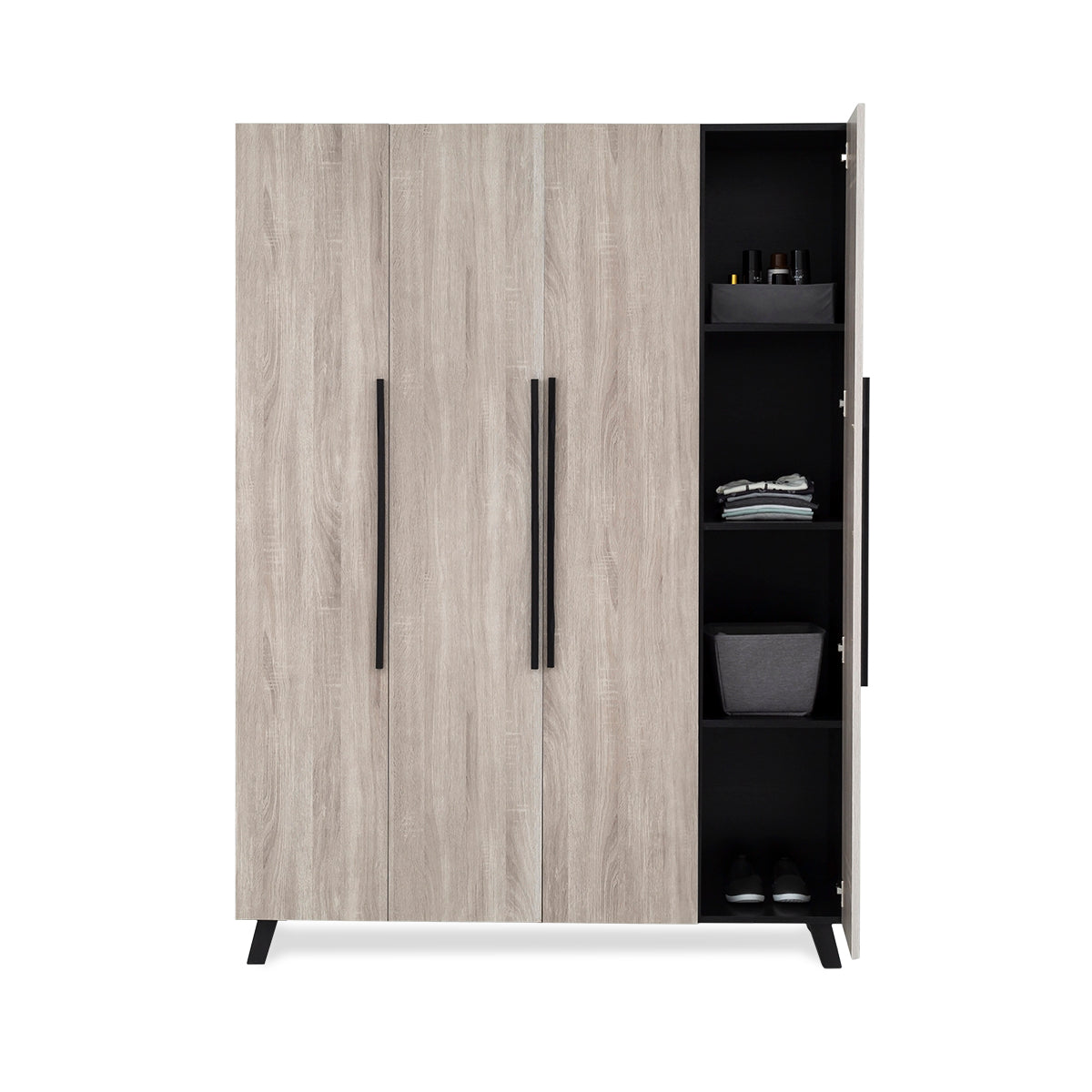 Bursa 4 Door Wardrobe - 1-259