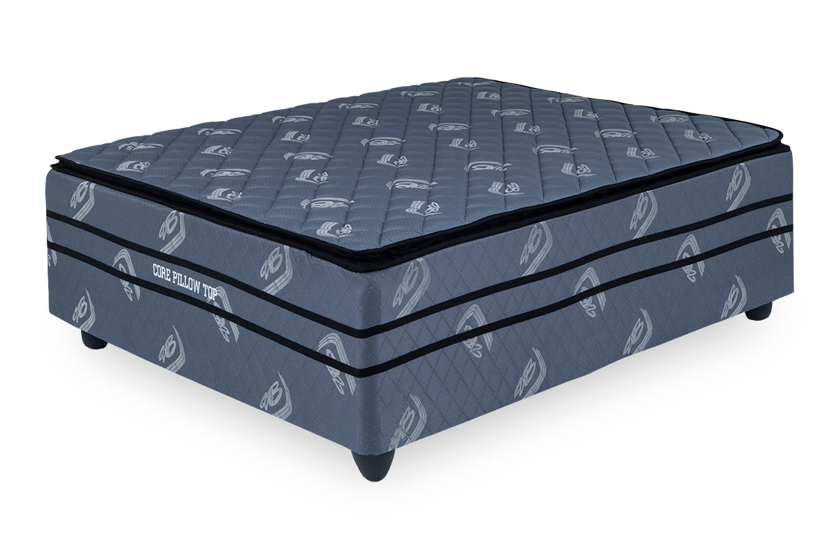 Core All Foam Queen One Piece Base and Pillow Top Mattress - 7-468