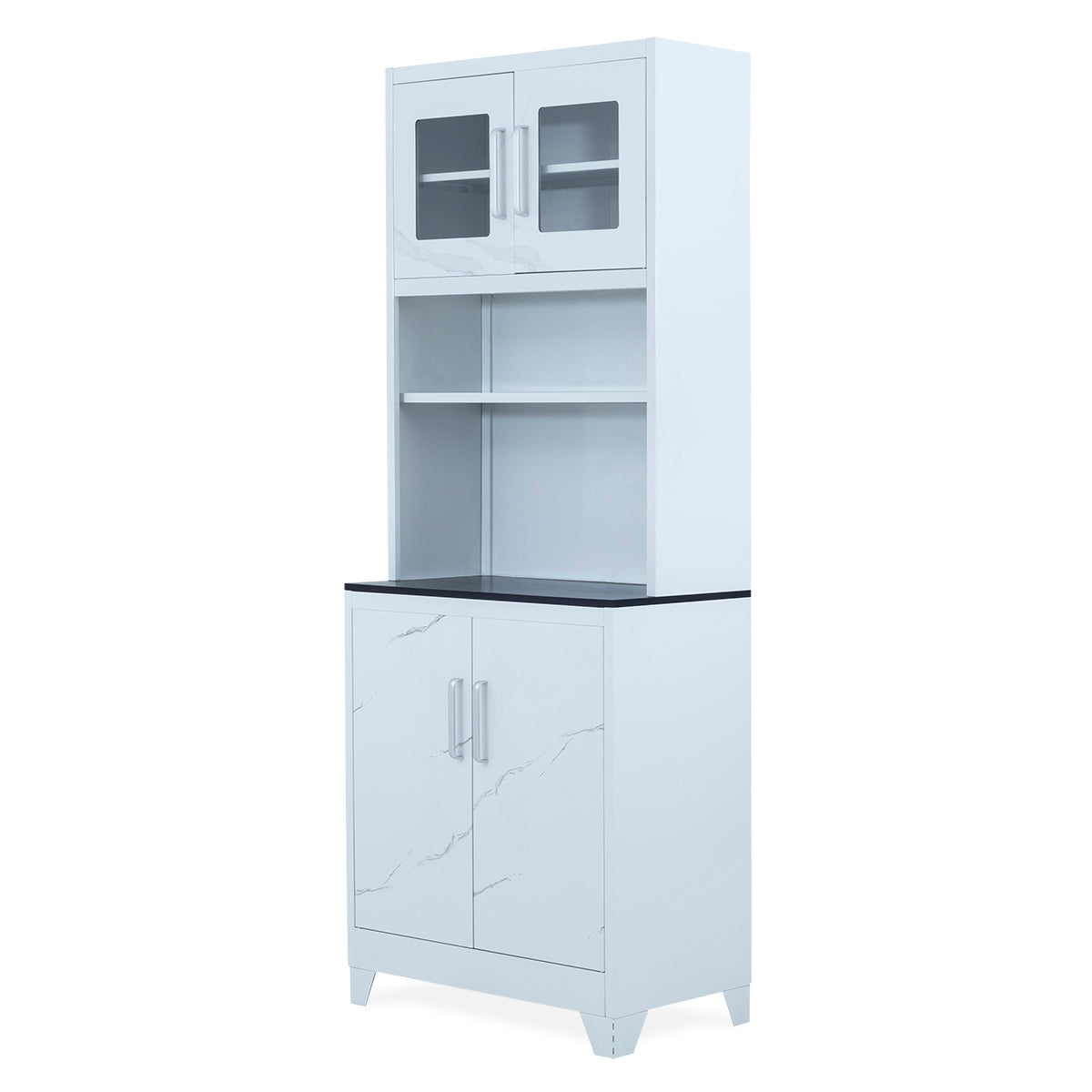 Marble Finish Steel Kitchen Unit - 10-207