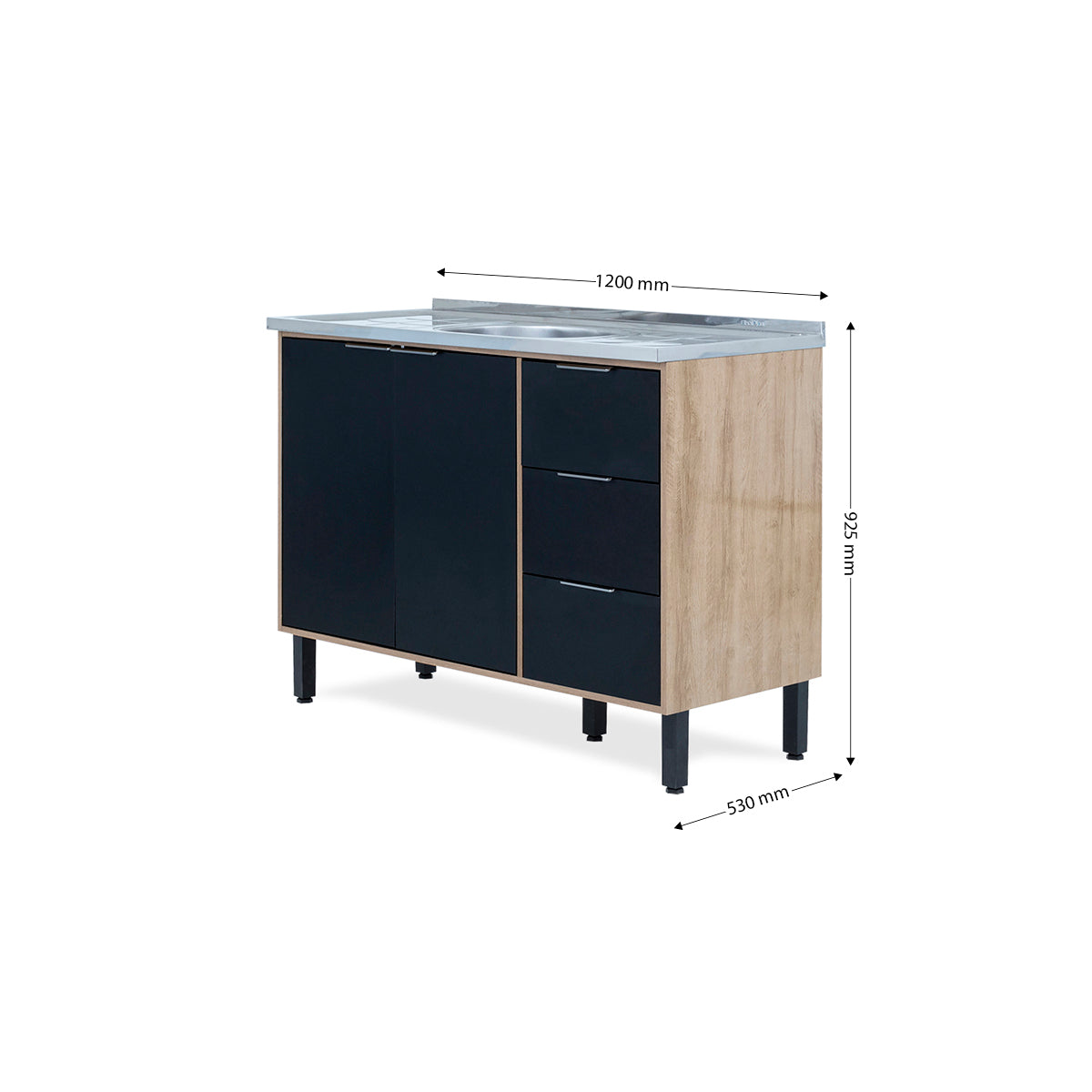 Sayo Kitchen Unit with Sink - 10-196