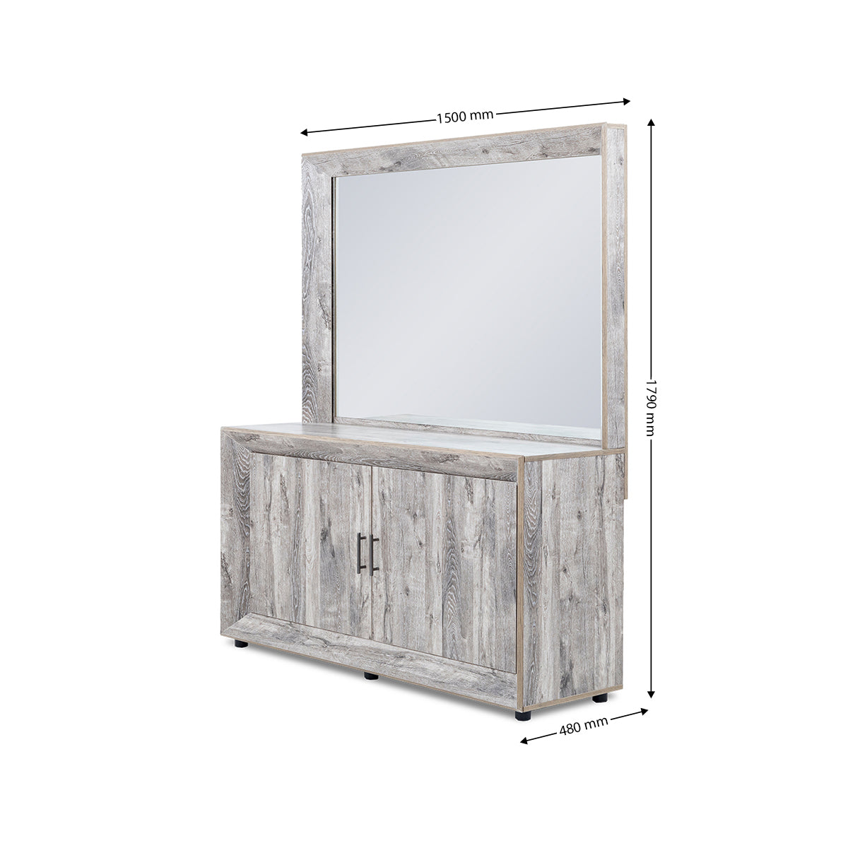 Bevel Bedroom Suite with Dresser - 8-481