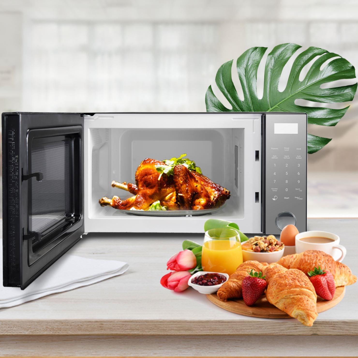 MICROWAVE-HISENSE- 43L- BLK/MIR- H43MOMMI - 24-224