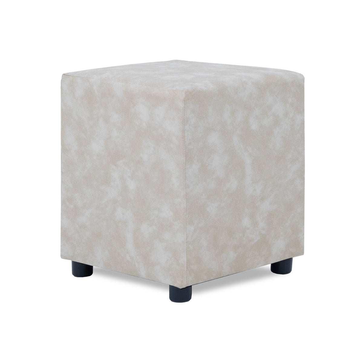 Small Leather-Touch Ottoman - 40-852