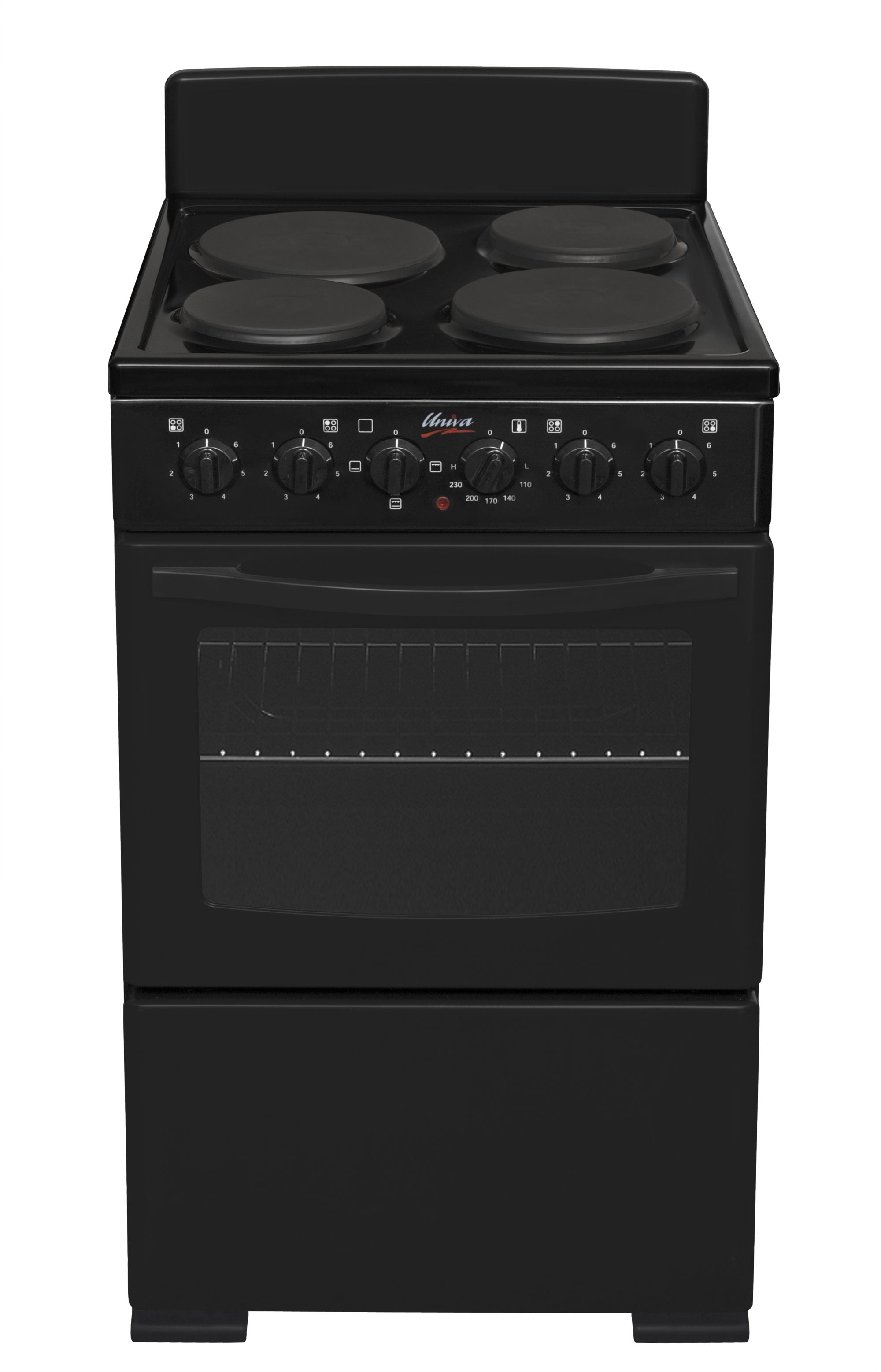 UNIVA 4 PLATE  COMPACT ELECTRIC STOVE & OVEN - 21-475