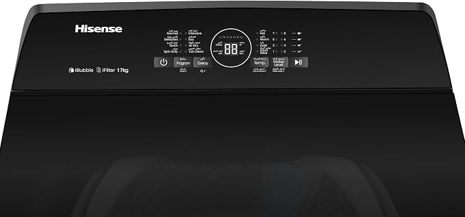 Hisense 17kg Top Load Washing Machine Titanium Grey WT3I1723UT - 22-367