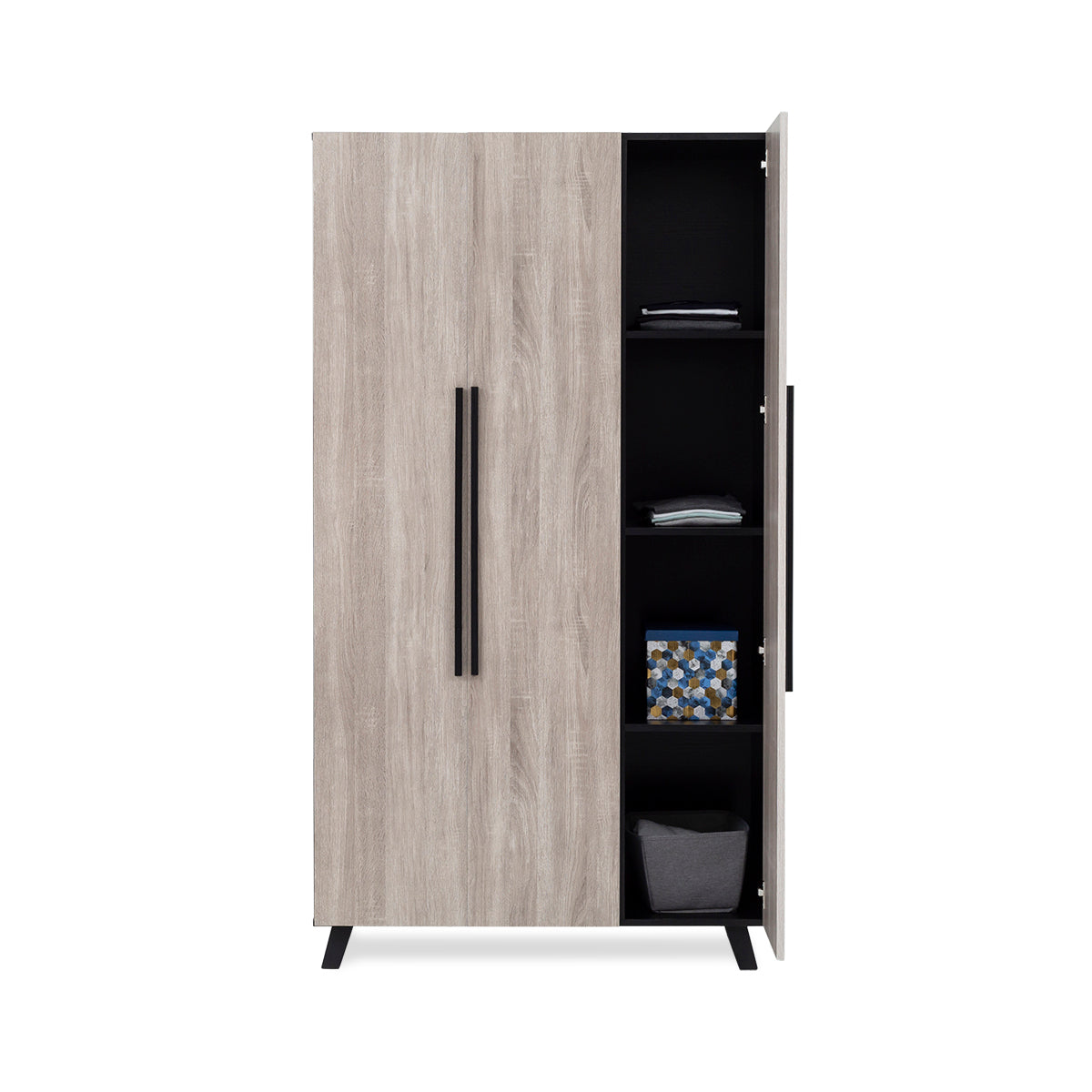 Bursa 3 Door Wardrobe - 1-258