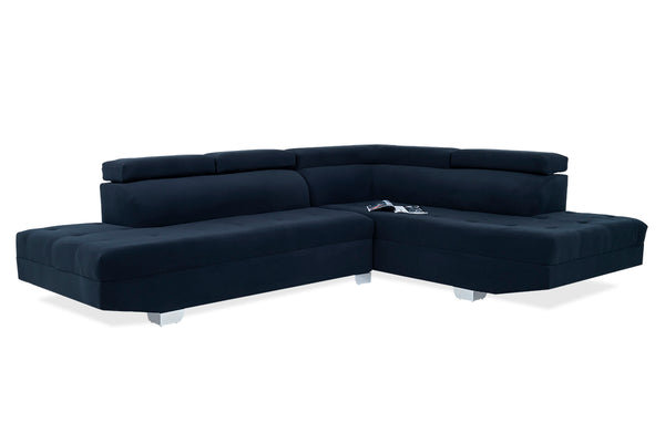 Skylar 3 Piece Corner Lounge Suite with Adjustable Head Rests