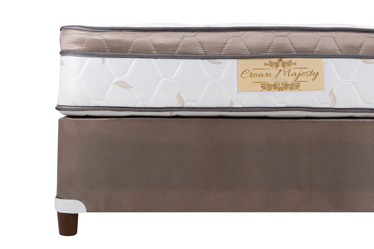 Crown Majesty  Queen Mattress and Bed Set - 7-440