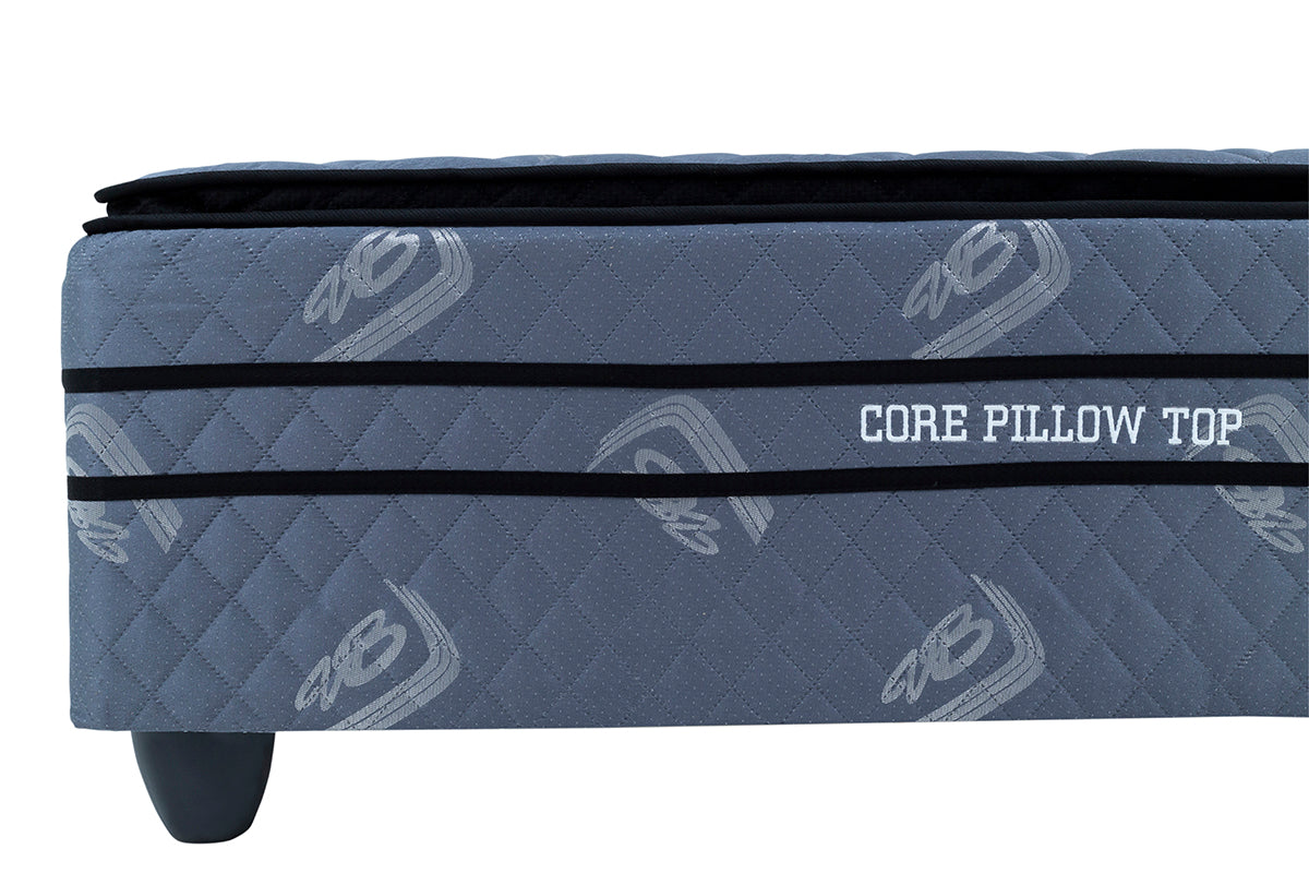 Core All Foam Queen One Piece Base and Pillow Top Mattress - 7-468
