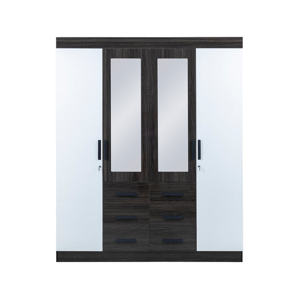 Rome 4 Door Wardrobe with Mirrors