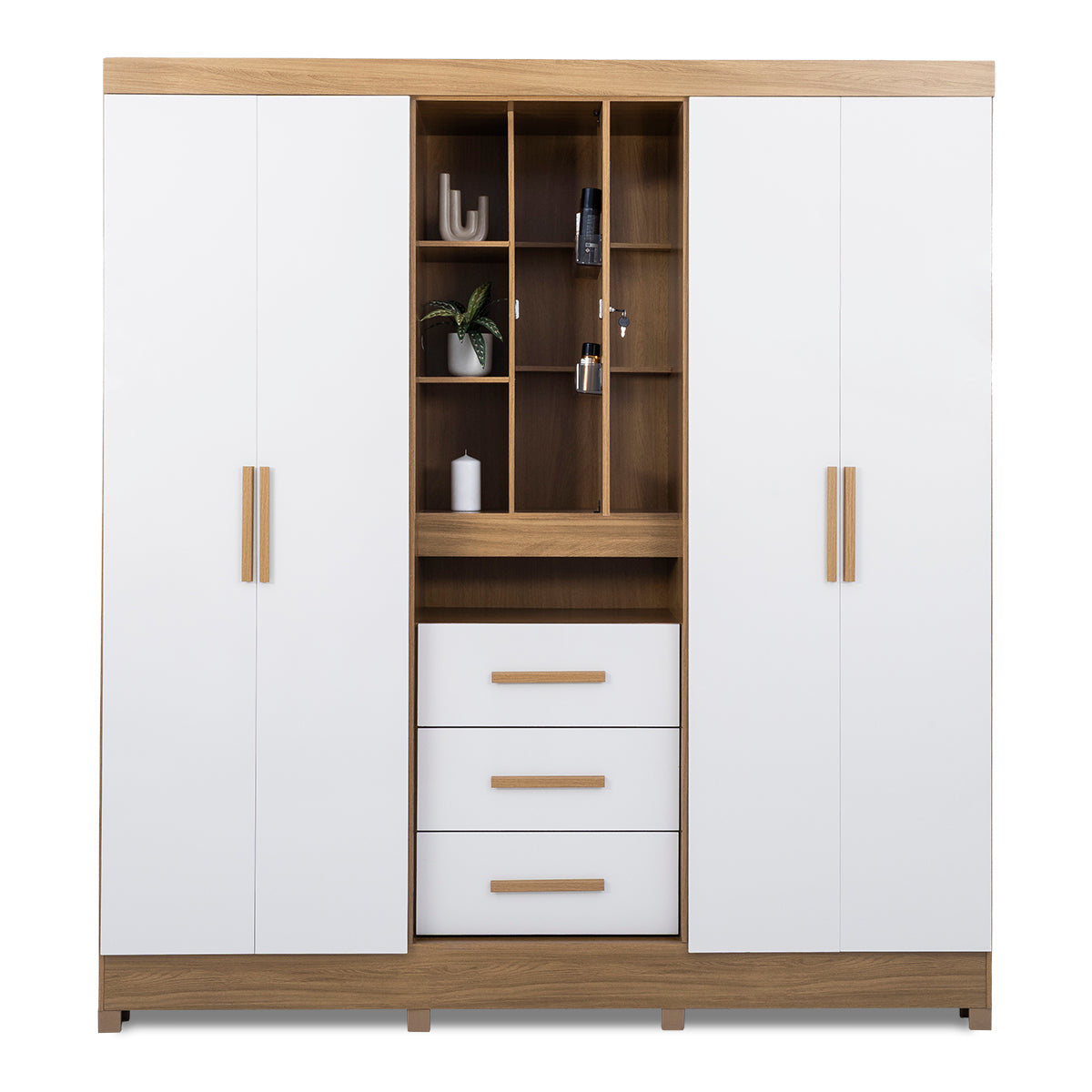 Eldorado 4 Door Wardrobe with Vanity - 1-244