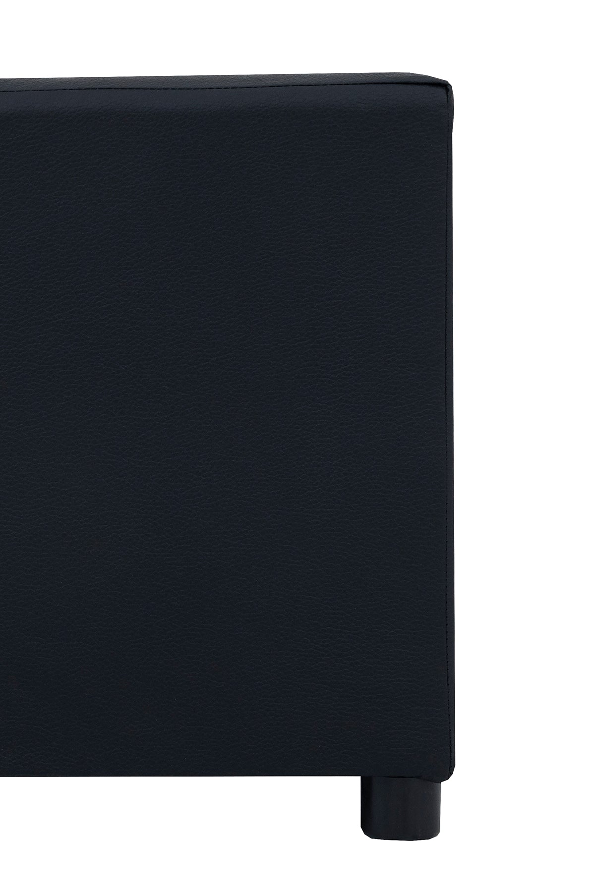 Small Leather-Touch Ottoman - 40-852