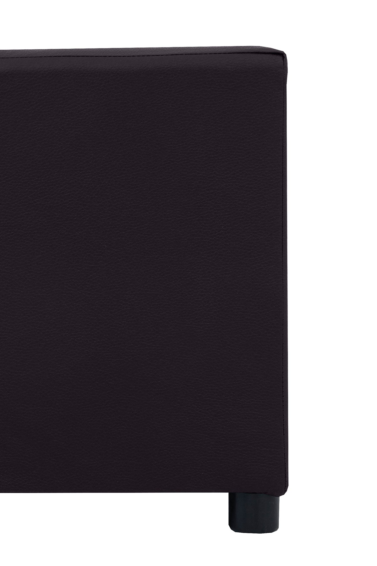 Small Leather-Touch Ottoman - 40-852