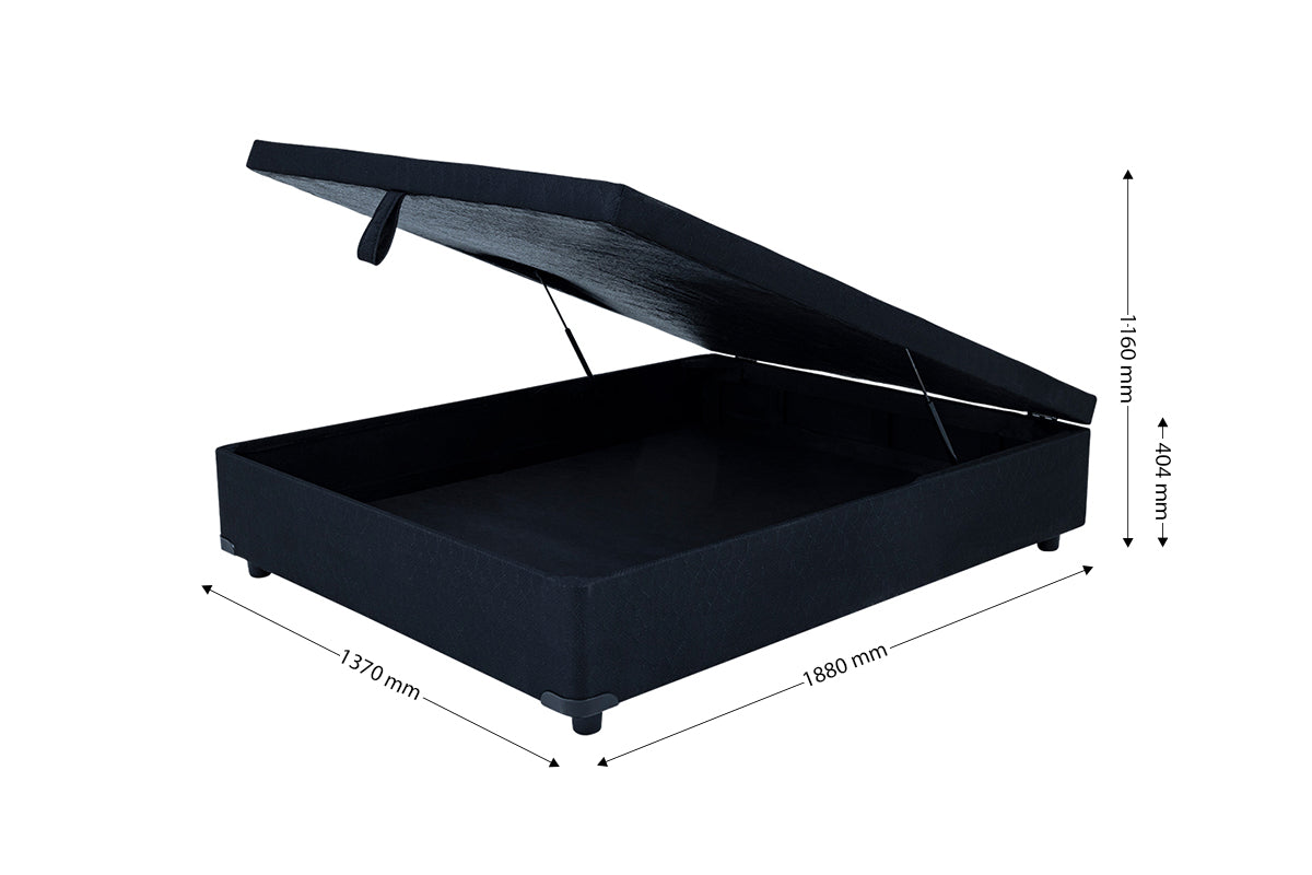 Queen Bed Base with Storage - 12-270