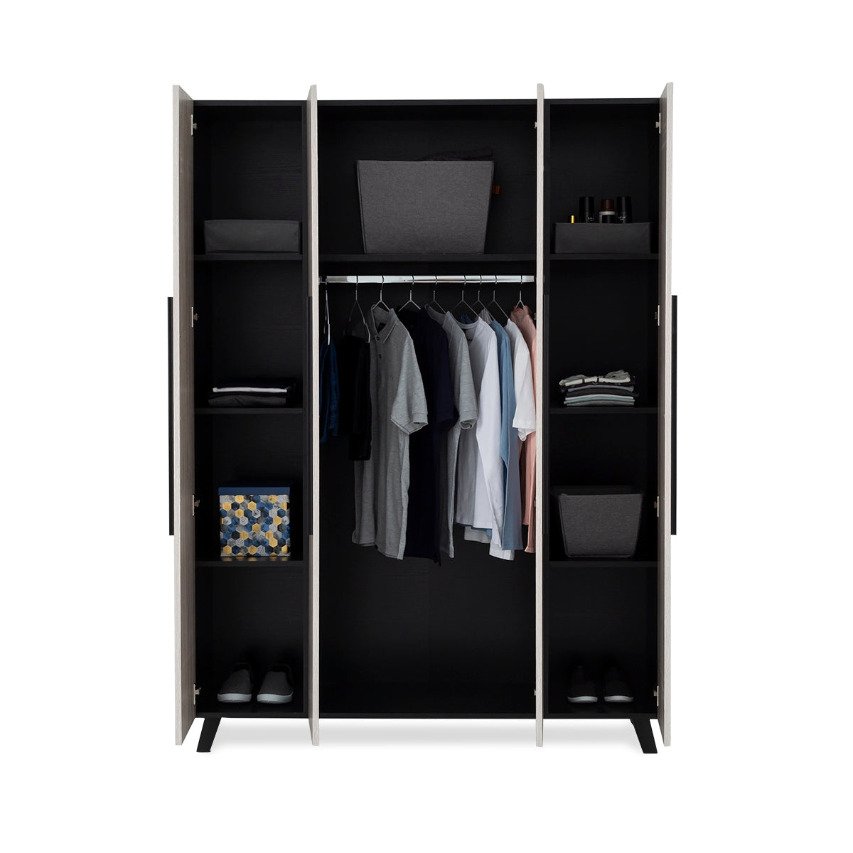 Bursa 4 Door Wardrobe - 1-259