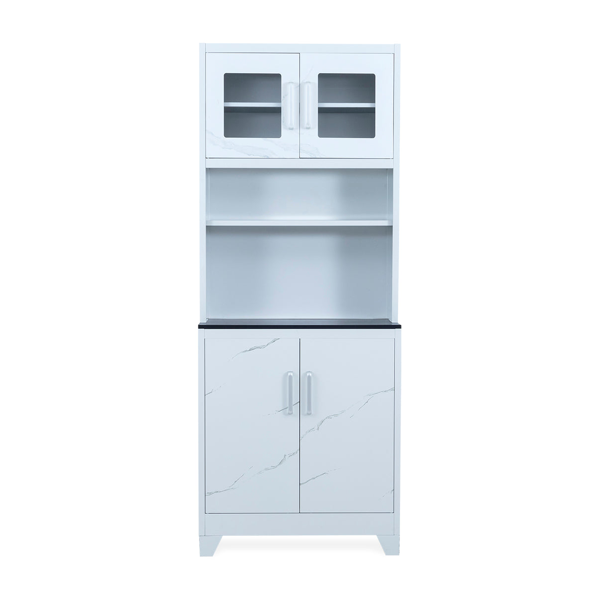 Marble Finish Steel Kitchen Unit - 10-207