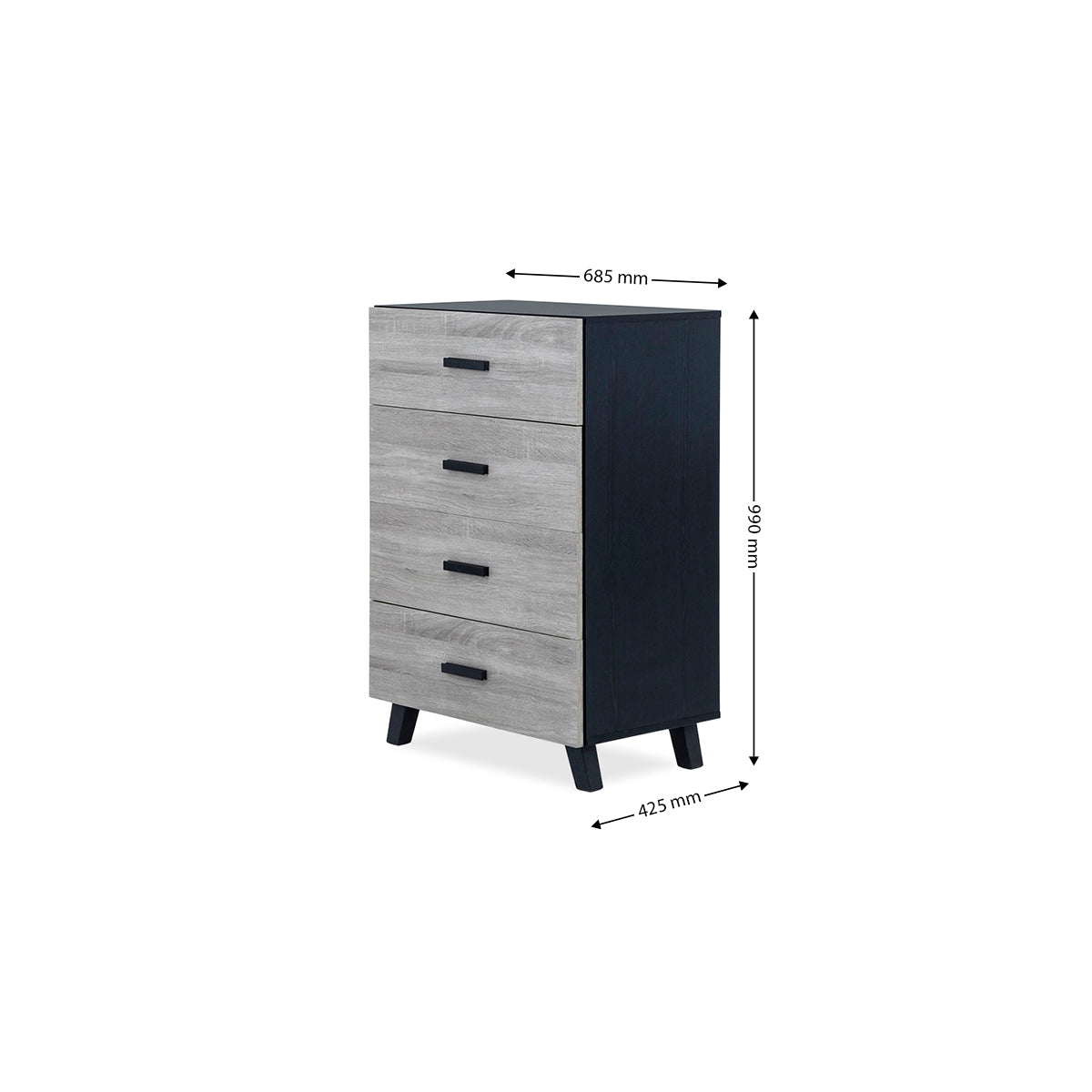Bursa Chest of Drawers - 4-043