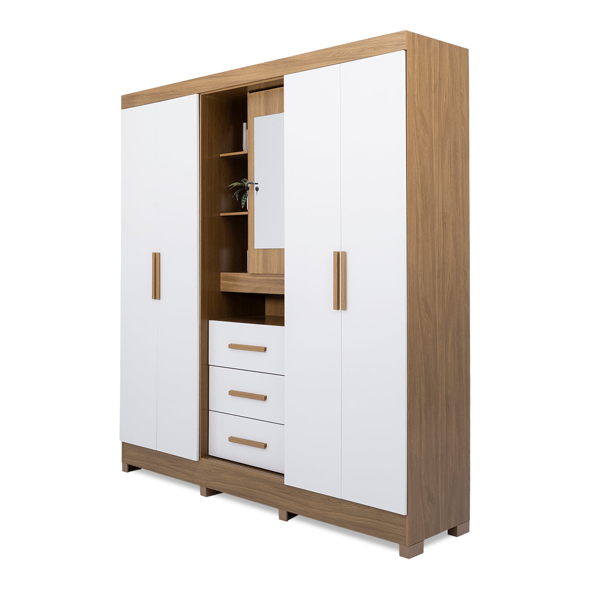 Eldorado 4 Door Wardrobe with Vanity - 1-244