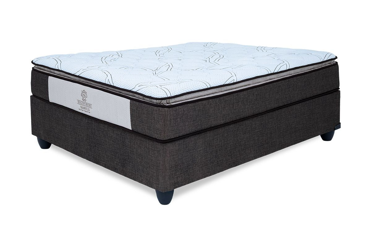 Signorini Napels Pillow Top Queen Mattress and Bed Set - 7-445