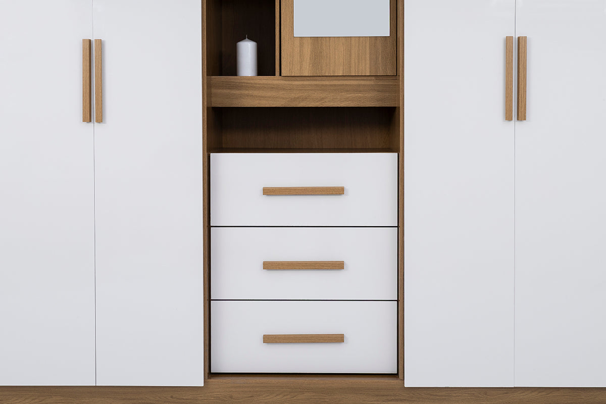 Eldorado 4 Door Wardrobe with Vanity - 1-244