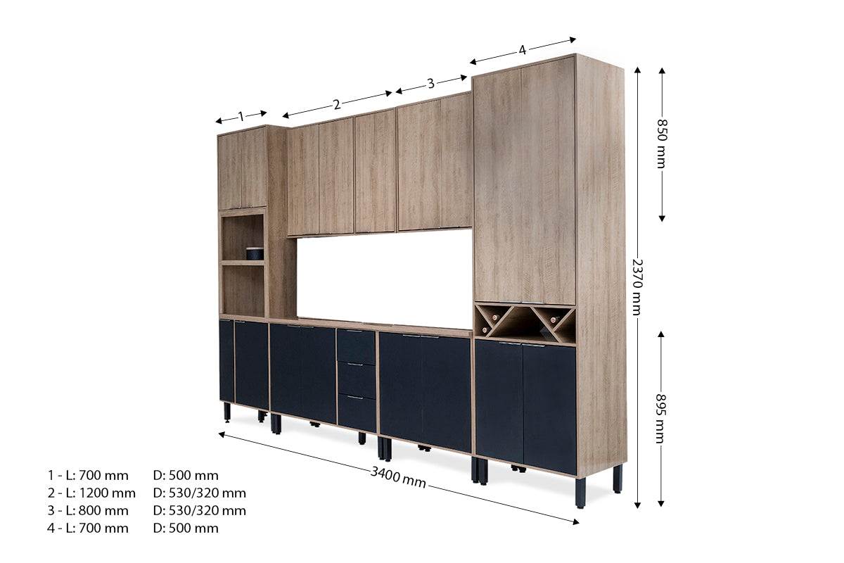 Sayo Kitchen Unit - 10-194